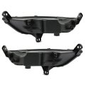 Led Fog Light Pair For 2015 2016 2017 Chrysler 200 Bumper Lamps Replacement Ch2593149 Ch2592149 Clear Lens Chrome Housing