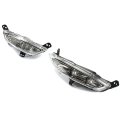 Led Fog Light Pair For 2015 2016 2017 Chrysler 200 Bumper Lamps Replacement Ch2593149 Ch2592149 Clear Lens Chrome Housing