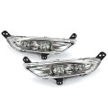 Led Fog Light Pair For 2015 2016 2017 Chrysler 200 Bumper Lamps Replacement Ch2593149 Ch2592149 Clear Lens Chrome Housing