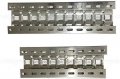 Top And Bottom Aluminum Steps Panel For Rear Fairing Fit 2006-2016 Volvo Vnl 630 670 730 780