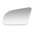 Factory Style Flat Side View Mirror Glass Lens Compatible With Ford Probe 1990-1992 Driver Left Silver Reflective