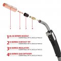 15ft 250amp Mig Welding Gun Torch Stinger Replacement For Tweco 2 Fit Miller M-25 169599
