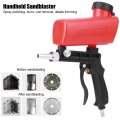 Sand Blaster 21lbs Pneumatic Sandblasting Machine Blasting Grit Shot Handheld Spray Gun With Pot For Industrial Mini