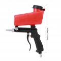 Sand Blaster 21lbs Pneumatic Sandblasting Machine Blasting Grit Shot Handheld Spray Gun With Pot For Industrial Mini