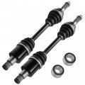 Caltric Rear Left And Right Cv Joint Axle With Bearing Compatible Polaris Rzr 800 Efi 2008 2009 2010