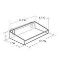 Azar Displays 556085 12 Open Tray 2 Pack