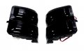 Vms Racing 08-16 Smoke Side Mirror Led Lights Assembly Lenses 2pc Piece Set Kit Sml 264140bk Compatible With Ford Superduty