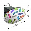 Doggie Chew Toys Bone Rope Tennis Ball Pattern Oval Tow Trailer Hitch Cover Plug Insert