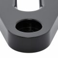 10 In Billet Aluminum Hawse Fairlead For Synthetic Winch Ropes 8000 To 15000 Lbs Capacity Anodized Black Atv Utv Rope Cable