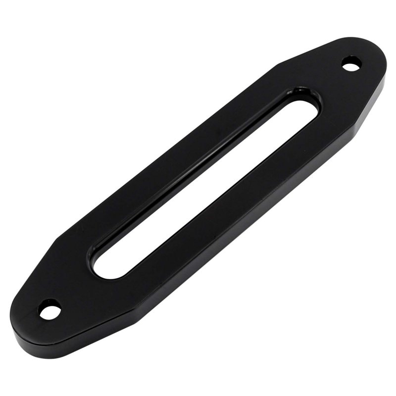 10 In Billet Aluminum Hawse Fairlead For Synthetic Winch Ropes 8000 To 15000 Lbs Capacity Anodized Black Atv Utv Rope Cable