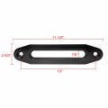 10 In Billet Aluminum Hawse Fairlead For Synthetic Winch Ropes 8000 To 15000 Lbs Capacity Anodized Black Atv Utv Rope Cable