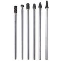 6pcs 6mm Shank Tungsten Carbide Rotary Files Burr Set Point Burrs Die Grinder Aluminum 10mm Head 