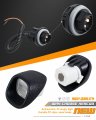 Hercoo License Plate Light Lamp Lens Socket Wire Harness Led Lights Bulb Assembly Compatible With Chevy Blazer S10 Gmc Jimmy