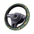 Yyhhaofa Neoprene Steering Wheel Cover Elastic Easy To Install Fits Most Vehicles Durable Insect Atlas Printing