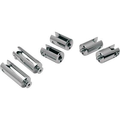 Accutronix Chrome Footpeg Mounts 1 2in Rear Peg With 13 Mounting Holes Fpmt400c
