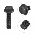 Uxcell M10x40mm Hex Serrated Flange Bolts 10 9 Grade Carbon Steel Screws 5pcs