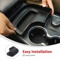 Center Console Organizer For Dodge Durango 2014 2015 2016 2017 2018 2019 2020 Black Abs Storage Tray Interior Accessory Model