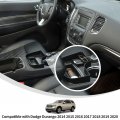 Center Console Organizer For Dodge Durango 2014 2015 2016 2017 2018 2019 2020 Black Abs Storage Tray Interior Accessory Model