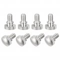 Uxcell Knurled Thumb Screws M5x8mm Brass Shoulder Bolts Grip Knobs Fasteners Nickel Plated 8pcs