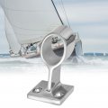 Boat Hand Rail Fitting Heavy Duty 316 Stainless Steel 60 Degre Mount Center Bracket Stanchion Hardware 25mmi 1 I