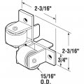 Prime-line R 7218 15 16 In White Nylon Drawer Guide Twin Roller Assembly 2 Pack