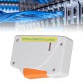 Wooxgehm Fiber Optic Connector Cleaner For Sc Fc Lc St Box White Color Optical End Portable 4 Ends