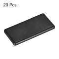 2040 Eu Standard Profile End Cap Plastic Rectangle Aluminum Extrusion Plug For Trolley Fish Tank Rack Storage Black 20x40mm