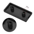2040 Eu Standard Profile End Cap Plastic Rectangle Aluminum Extrusion Plug For Trolley Fish Tank Rack Storage Black 20x40mm