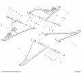 Polaris Rzr Front Right Lower Control Arm 60 In Matte Black Genuine Oem Part 1021417-458 Qty 1