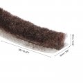 Uxcell Self Adhesive Brush Seal Weather Stripping 3 16 X 8 4ft Door Strip For Sliding Sash Window Wardrobe Brown