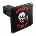 Creepin It Real Keeping Skull Funny Humor Tow Trailer Hitch Cover Plug Insert