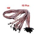 10 20 30 Pcs Red White Black 3 Terminal Male To Female Servo Extension Lead Wire Cable0mm 150mm 300mm 500mm 7m For Rc Airplane 