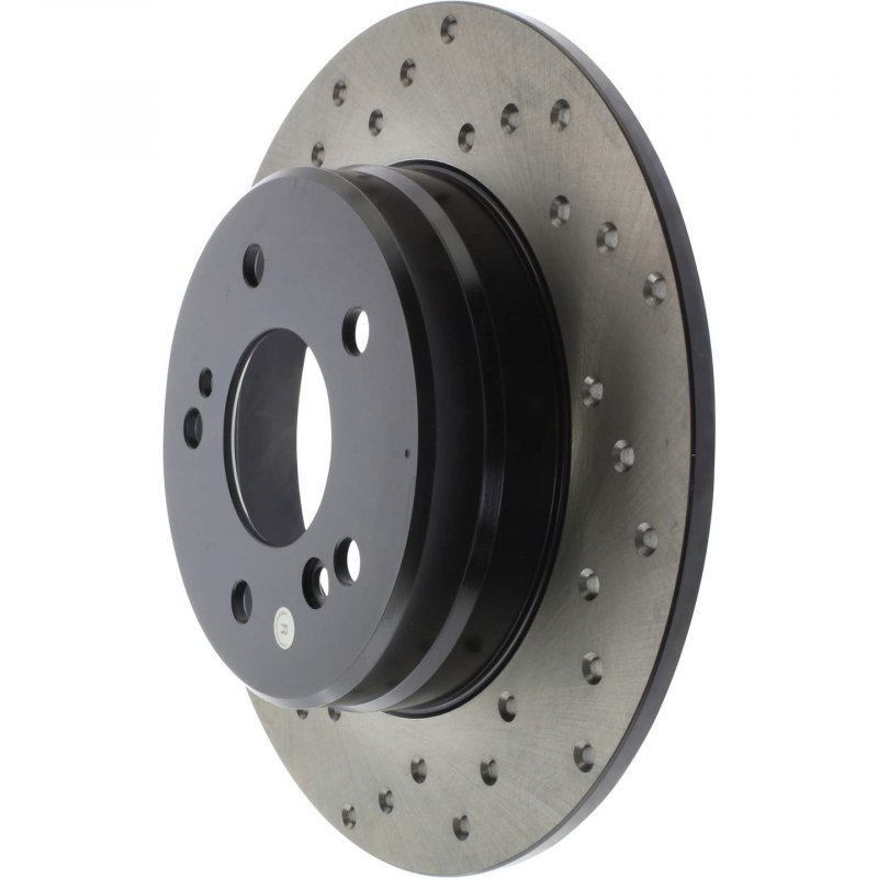 Rear Right Passenger Side Disc Brake Rotor Sport Cross-drilled For Mercedes-benz Slk320 2001 2002 2003 2004
