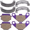 Brake Pads Shoes Front And Rear 706 Fa67 Fits For Kawasaki Bayou 300 1997 1998 1999 2000 2001 2002 2003 2004 4 Pairs