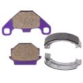 Brake Pads Shoes Front And Rear 706 Fa67 Fits For Kawasaki Bayou 300 1997 1998 1999 2000 2001 2002 2003 2004 4 Pairs