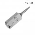 Uxcell Torx Bits 1 4 Inch Hex Shank 25mm Length Magnetic Screwdriver T5 Screw Driver Bit S2 Alloy Steel 10pcs
