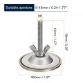 Uxcell Kitchen Sink Hole Covers 3pcs Zinc Alloy Faucet Soap Dispenser Cover For Washbasin Countertop Counter Space Nickel