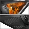 Auto Dynasty Black Housing Amber Corner Projector Headlight Lamps Tool Kit Compatible With Honda Cr-v 07-11