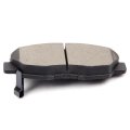 Front D465 Ceramic 4pcs W Hardware Disc Brake Pad Set 