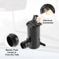 X Autohaux Car Windshield Washer Pump For Windscreen Washing System 89001132 Honda Civic 1988-2004