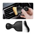 Car Interior Detailing Brush Soft Synthetic Hair Cleaning For Vehicle Dashboard Air Vents And Leather Curved Scratch Free Dust 