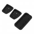 X Autohaux 3pcs Brake Pedal Pad Gas Accelerator Cover Clutch For Kia Forte 2010-2012