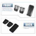 X Autohaux 3pcs Brake Pedal Pad Gas Accelerator Cover Clutch For Kia Forte 2010-2012