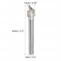 Uxcell Forstner Drill Bits 14mm Tungsten Carbide Wood Hole Saw Auger Opener Woodworking Hinge Drilling Boring Bit Cutter Beige