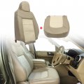 Ecotric Seat Cover Perforateda Tan For 2003-2006 Ford Expedition Eddie Bauer 4x4 2wd 4 6l 5 4l Driver Top And Bottom