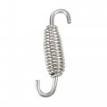 X Autohaux 6 Pcs 55mm 2 17 Motorcycle Muffler Exhaust Pipe Spring Universal Stainless Steel Silver Tone