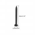 Uxcell Hardware Nails 1 5-inch Length Carbon Steel Point Tip Wall Cement Nail Black 50pcs