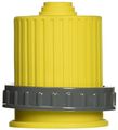 Hubbell Wiring Systems Hbl60cm33v Twist-lock Ship-to-shore Vinyl Threaded Seal-tite Cover For Hbl26cm13v Connector Body Yellow 