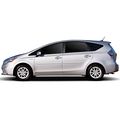 Painted Body Side Molding For Toyota Prius V 2012 2018 Habanero 4v7 Fe-pri12-v-4v7 Set Of 4 