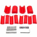 Engine Protection Guard Bumper Dec Block For Kawasaki Versys X 300 Abs Fits 22mm 25mm 28mm Diameters Red Plastic Bumper Guards